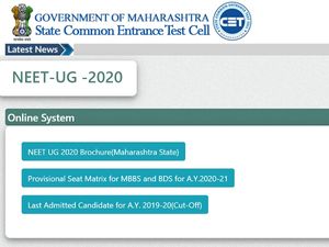 Maharashtra NEET UG Counselling 2020 Registration Begins At mahacet.org