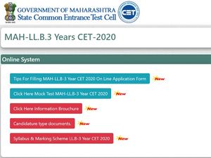 MHT CET Law Result 2020 Declared, Check MAH LLB 3-Years CET 2020 Result PDF