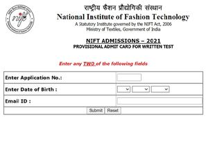 NIFT Admit Card 2021: How To Download NIFT Admit Card 2021