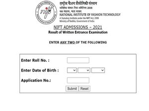NIFT Result 2021 Declared, Check NIFT 2021 Results Link 