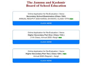 JKBOSE Result 2020 Declared For Kargil Division For Class 10, 11 And 12