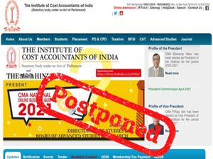 ICMAI CMA June 2021 Exams Postponed Amid COVID Pandemic 