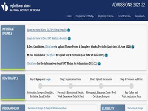 NID DAT 2021 Result Declared For M.Des And B.Des Prelims, Download Scorecard At admissions.nid.edu