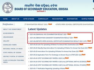 Odisha Madhyama Result And Open School Exam Result 2021 Declared