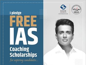 Sonu Sood Announces Free IAS Coaching Scholarships 2021