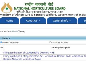 NHB Recruitment 2021 For Deputy Director And Horticulture Officer Posts, Apply Now