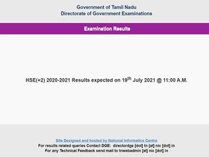 TN HSC Result 2021 Declared, Check TNDGE Tamil Nadu 12th Result 2021 Links