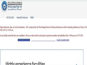 WBBME West Bengal Madrasah Result 2021 For Alim And Fazil Declared