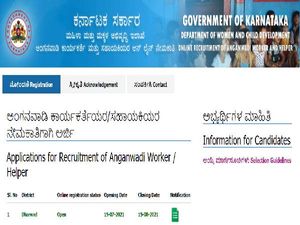 Dharwad Anganwadi Recruitment 2021 For 91 Anganwadi Helpers And Worker Posts, Apply Online Before August 15