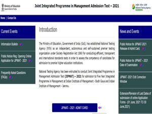 JIPMAT Admit Card 2021 Released, Download At jipmat.nta.ac.in