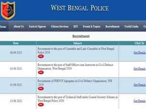 WB Police Admit Card 2021 Released For West Bengal Police Constable Prelims Exam