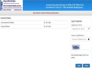 IBPS RRB Clerk Result 2021 Declared, Check Direct Link