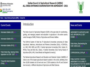 ICAR AIEEA Admit Card 2021 For UG Course Released