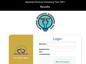 NEST Result 2021 Declared, Check NISER And CEBS Exam Score 