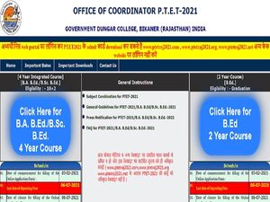 Rajasthan PTET Admit Card 2021 Released, Download Link On ptetraj2021.net