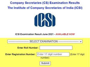 ICSI CS Result 2021 Declared For Foundation, Executive, Professional Courses At icsi.edu