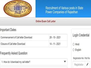 RVUNL Admit Card 2021 Released At energy.rajasthan.gov.in, Here’s How To Download
