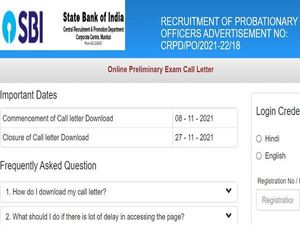 SBI PO Prelims Admit Card 2021 Released At sbi.co.in, Here’s How To Download
