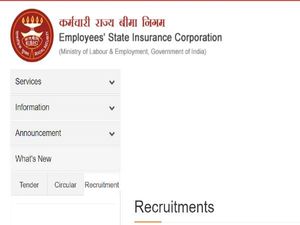 ESIC Recruitment 2021 For 1,120 Insurance Medical Officers (IMO) Grade II Posts, Check Complete Details Here