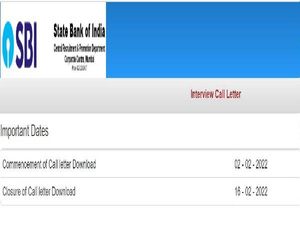 SBI PO 2021 Interview Call Letter Released, Steps To Download SBI PO 2022 Interview Admit Card On sbi.co.in