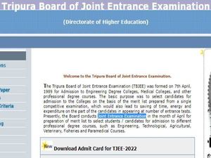 TJEE Admit Card 2022 Released At tbjee.nic.in, Download Hall Ticket Here