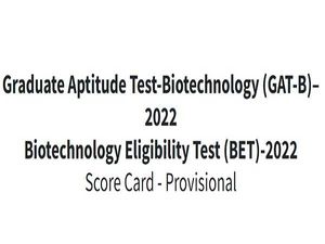 GAT B, BET Result 2022 Declared By NTA At dbt.nta.ac.in, Download Scorecard Here