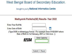 West Bengal Madhyamik Result 2022 Released At wbresults.nic.in, Check WBBSE 10th Result, Toppers Here