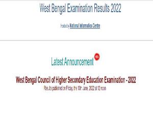 West Bengal HS Toppers 2022: WBCHSE WB 12th Toppers List, WB Uccha Madhyamik Pass Percentage Details