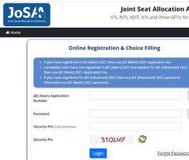 JoSAA Counselling 2022: Registration Begins, Know process of choosing college