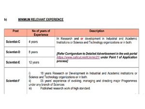 127 Scientist Vacancy in NIELIT NIC: Eligibility, How to Apply, Salary, Age, Fee and everything else