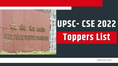 UPSC-CSE 2023 Results- List of Toppers 