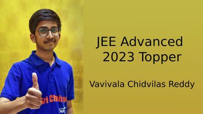 Vavilala Chidvilas Reddy from Hyderabad Zone Secured all-India rank (AIR) 1: Top 10 Toppers List