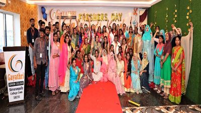 Fresher's Day 2023 Celebrated at Gayathri Degree College