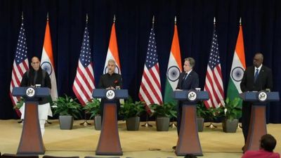5th India-US 2+2 Ministerial Dialogue on November 10th
