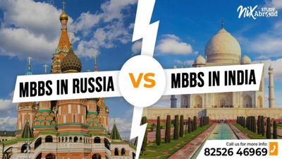 Study MBBS in Russia Vs. MBBS in India; Comparison of Fees, Duration, and Scholarships