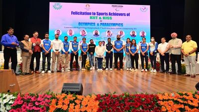 Seventeen KIIT Athletics Who Participated in Paris Olympics & Paralympics Felicitated By Varsity