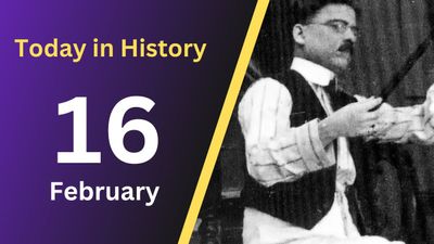 Historical Events & Notable Birthdays on February 16