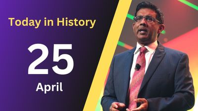 Significant Events, Births & Deaths on April 25: A Day of Remembrance and Awareness