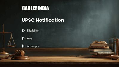 UPSC Notification: Eligibility, Age & Attempts Explained