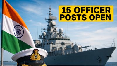 Indian Navy Recruitment 2026: 15 Officer Posts Open for IT Graduates