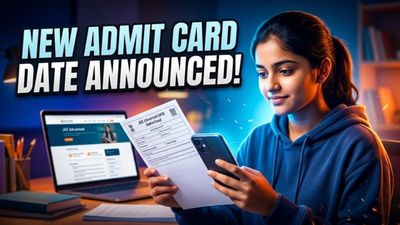 JEE Advanced 2026 Admit Card Release Rescheduled: Check New Timing and Instructions