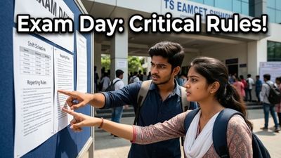 TS EAMCET 2026 Exam Starts Today: Critical Rules to Avoid Last-Minute Entry Issues