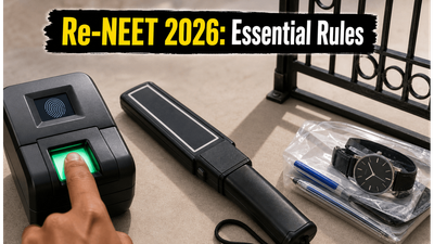Re-NEET 2026: Essential Last-Minute Rules to Avoid Exam Day Disasters Re-NEET 2026: Essential Last-Minute Rules to Avoid Exam Day Disasters