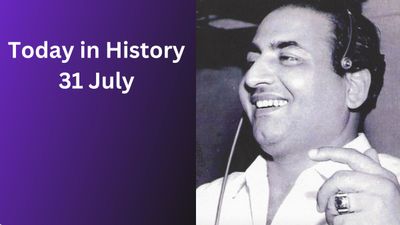 Today in History – July 31: Mohammed Rafi Birth Anniversary, World Ranger Day & Historical Events