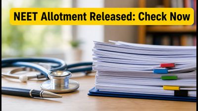 NEET UG 2026 Round 1 Seat Allotment Released: Download Letter and Check Reporting Schedule