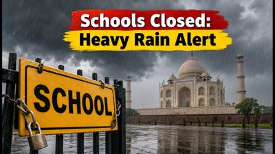 Agra Schools Closed Today: DM Issues Urgent Order Amid Heavy Rain Red Alert