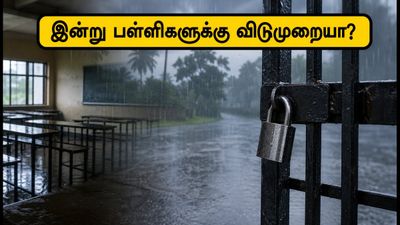 கனமழை வெளுத்து வாங்கும் சூழல்: இன்று 3 மாவட்டங்களில் பள்ளிகளுக்கு விடுமுறை அறிவிப்பு!