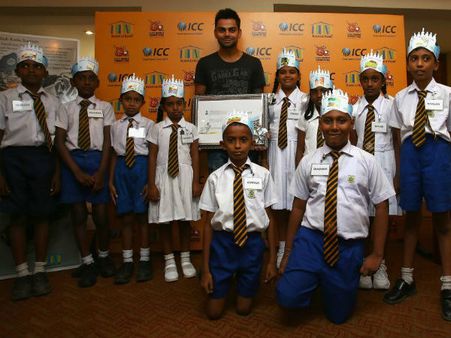 Virat Kohli with Children's
