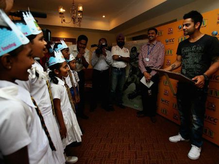 Virat Kohli's Conversation with Children's