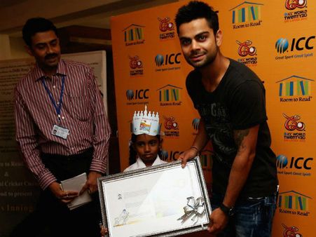 Virat Kohli Launched Book for Children's